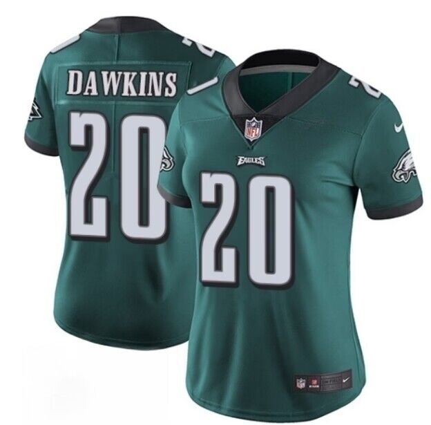 Women's Philadelphia Eagles #20 Brian Dawkins Green Vapor Untouchable Limited Stitched Football Jersey(Run Small)